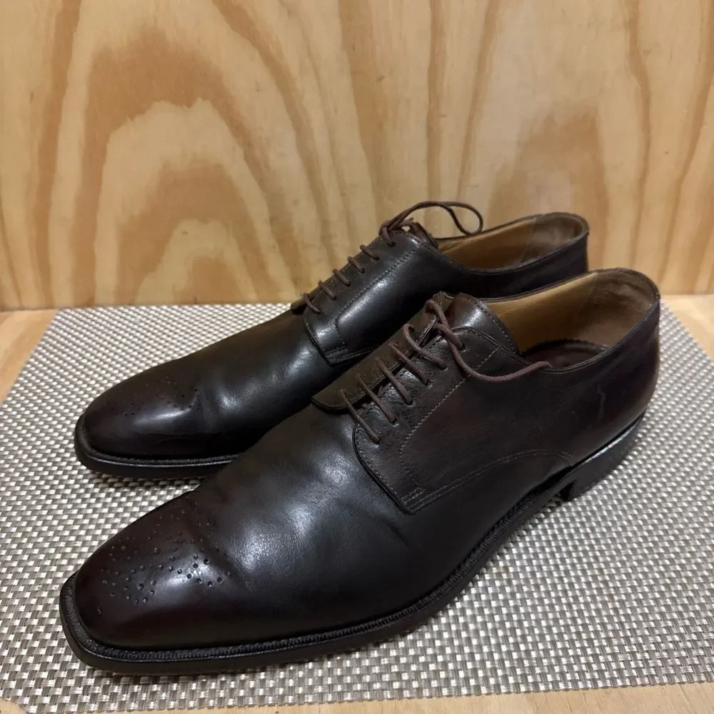 Men’s Romano Martegani Italian Dress Shoes - Brown - Size 13